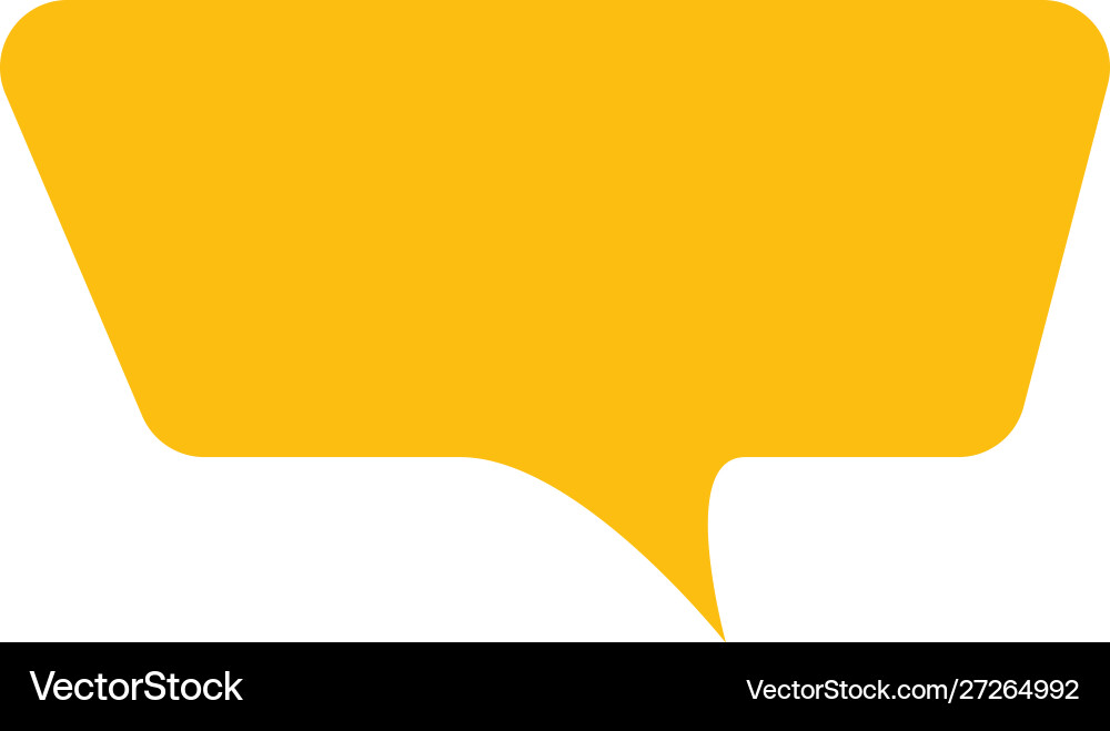 Speech bubble logo Royalty Free Vector Image - VectorStock