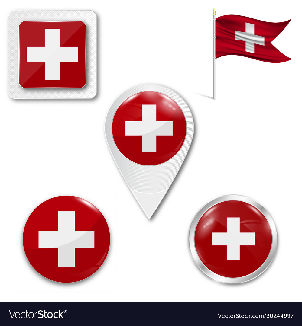 Flag switzerland patriotism national nation