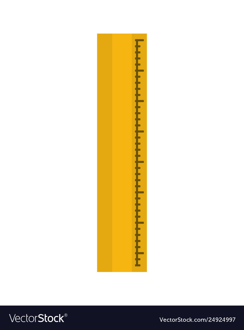 Ruler tool isolated icon Royalty Free Vector Image