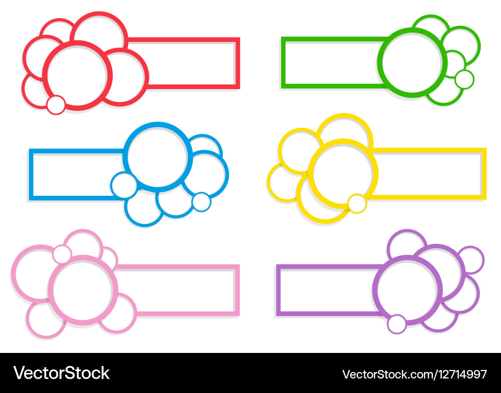 Set banners Royalty Free Vector Image - VectorStock