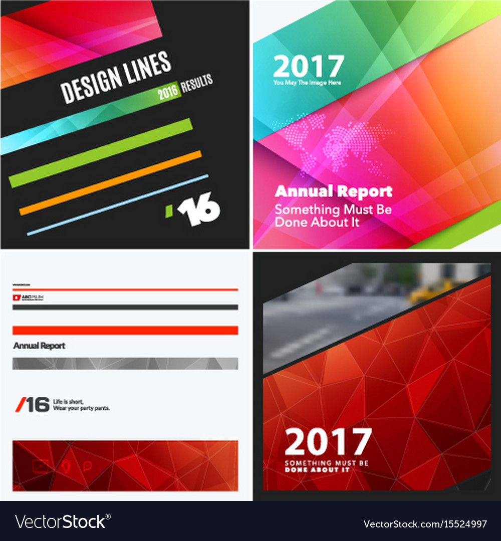 Set of abstract design elements for graphic