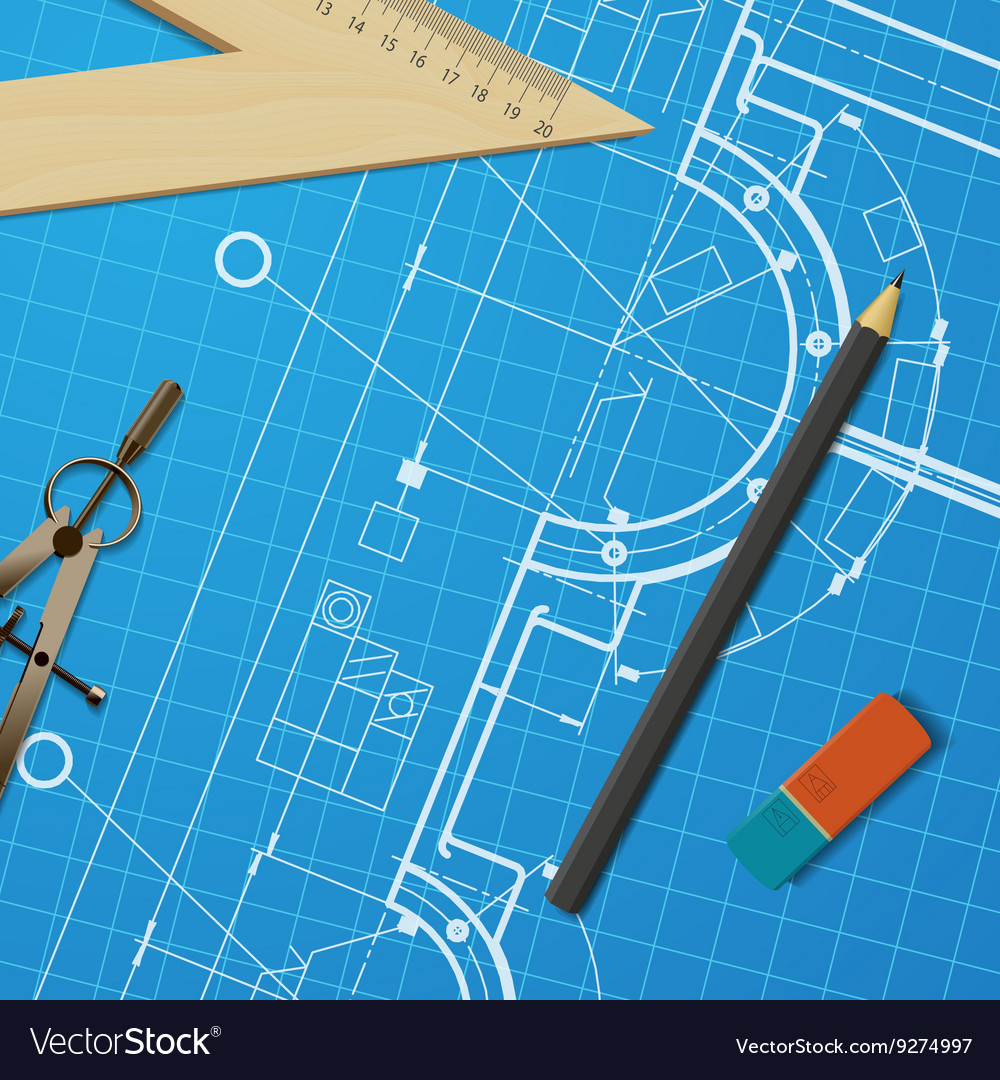 Technical blueprint of mechanism