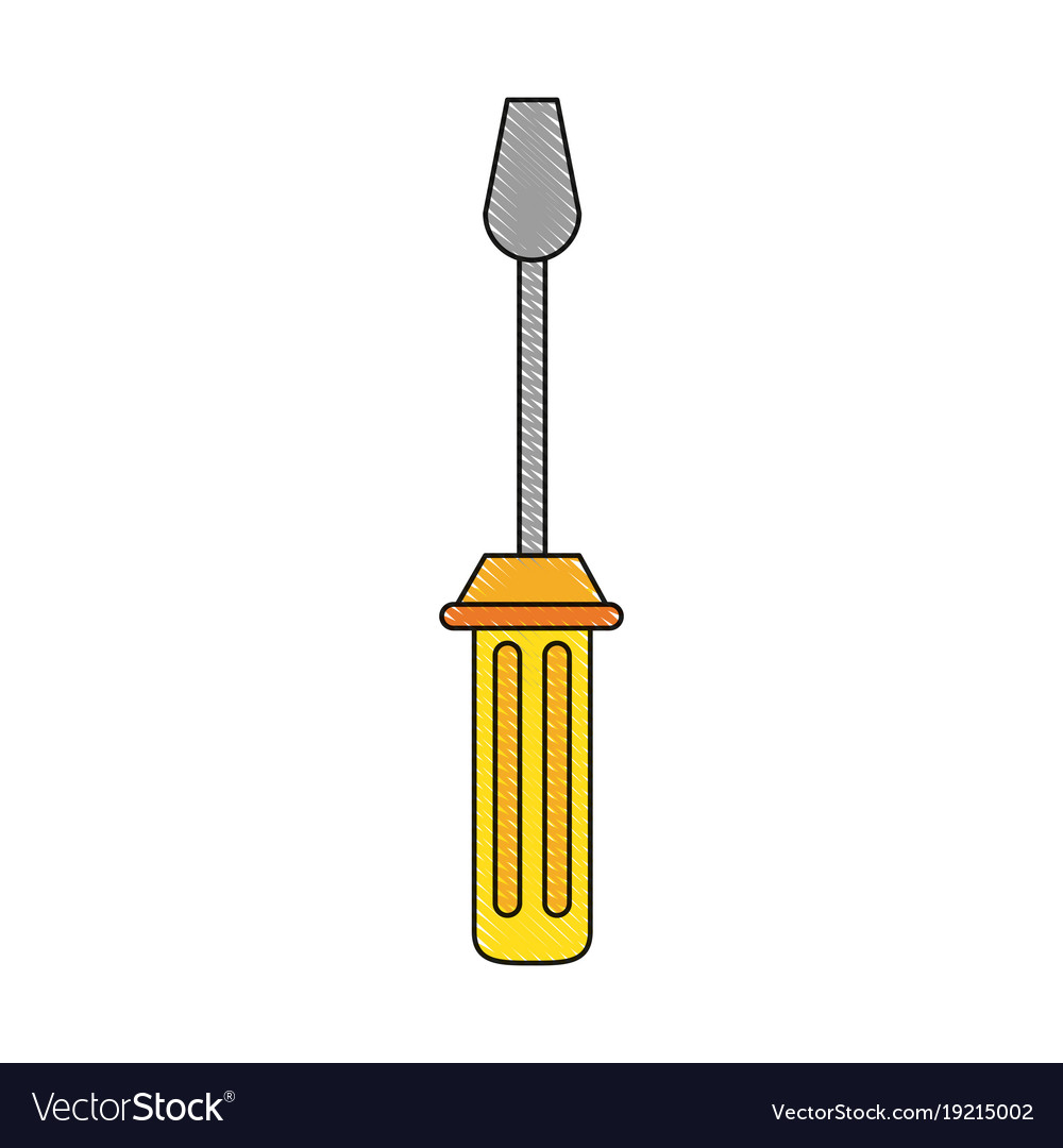 Screwdriver tool symbol