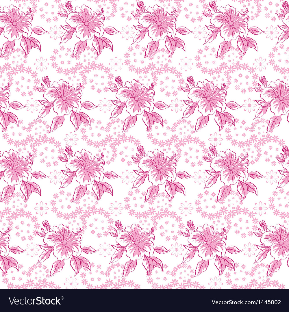 Seamless floral background Royalty Free Vector Image