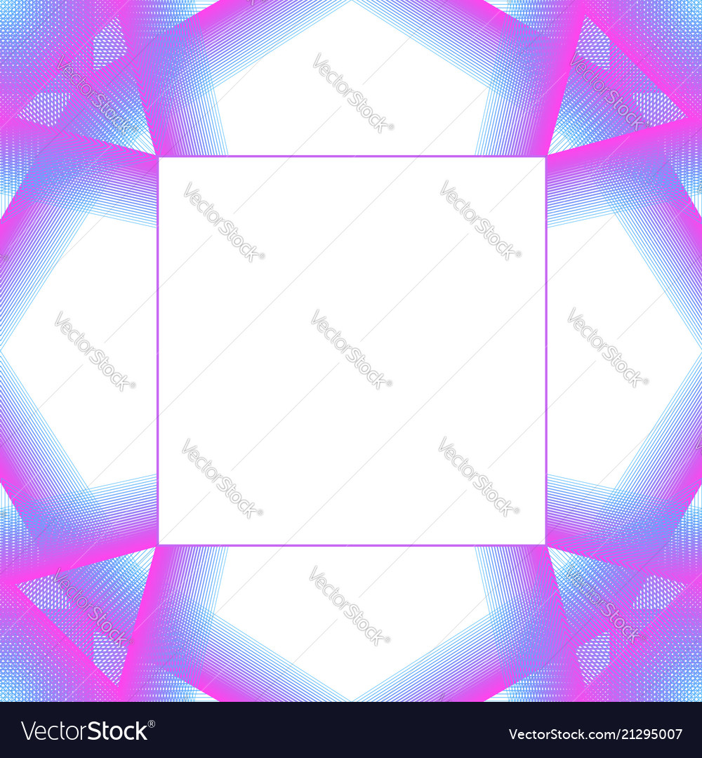 Card template with abstract neon element of lines vector image Card template with abstract neon element of lines