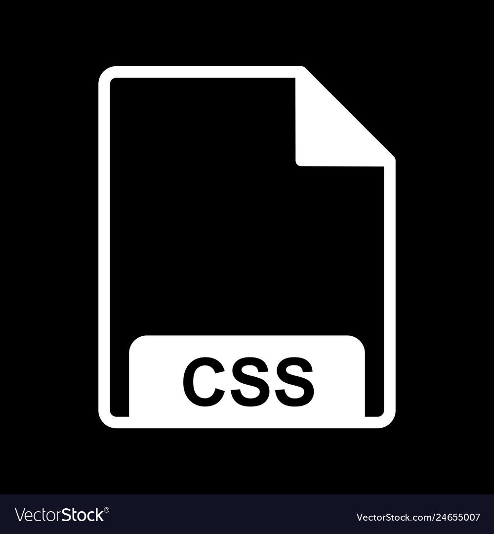 Css icon Royalty Free Vector Image - VectorStock