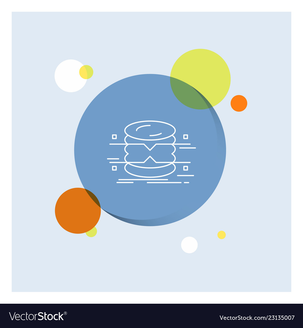 Datenbankdatenarchitektur Infografik vector image Datenbankdatenarchitektur Infografik