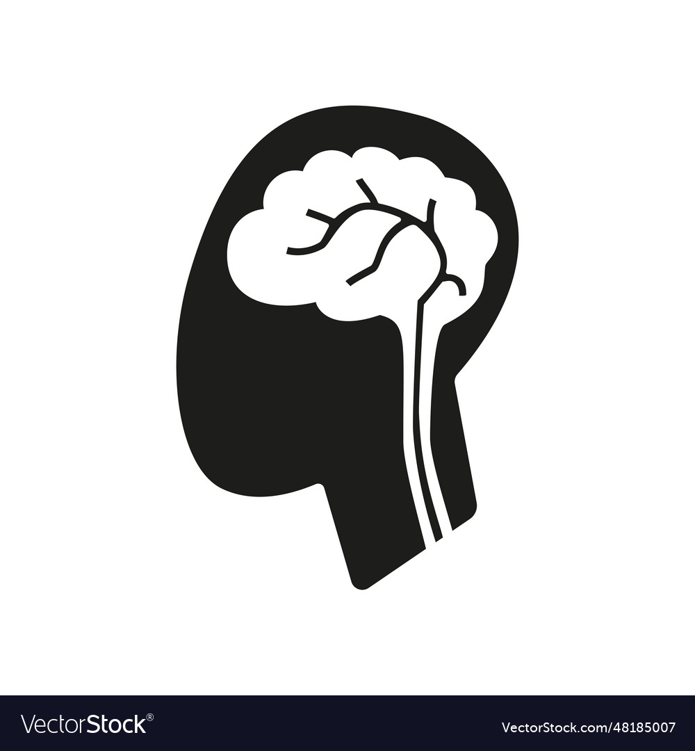 Human brain icon Royalty Free Vector Image - VectorStock