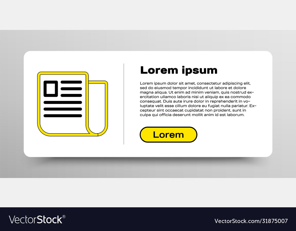 Line file document icon isolated on white vector image Line file document icon isolated on white