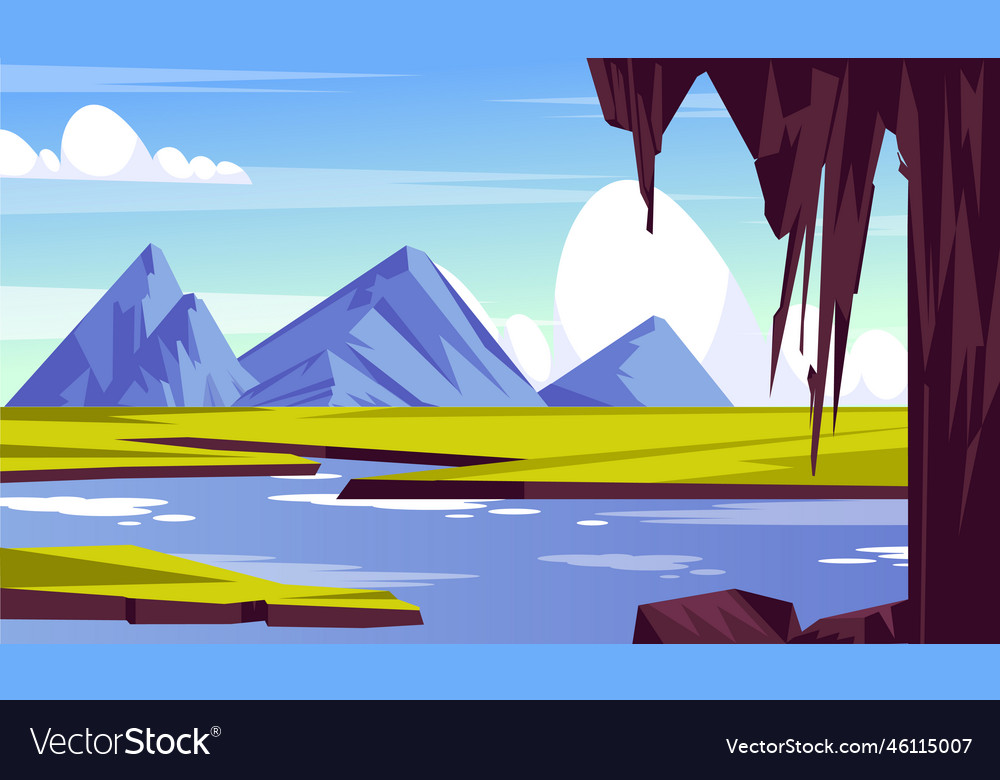 Nature wallpaper Royalty Free Vector Image - VectorStock