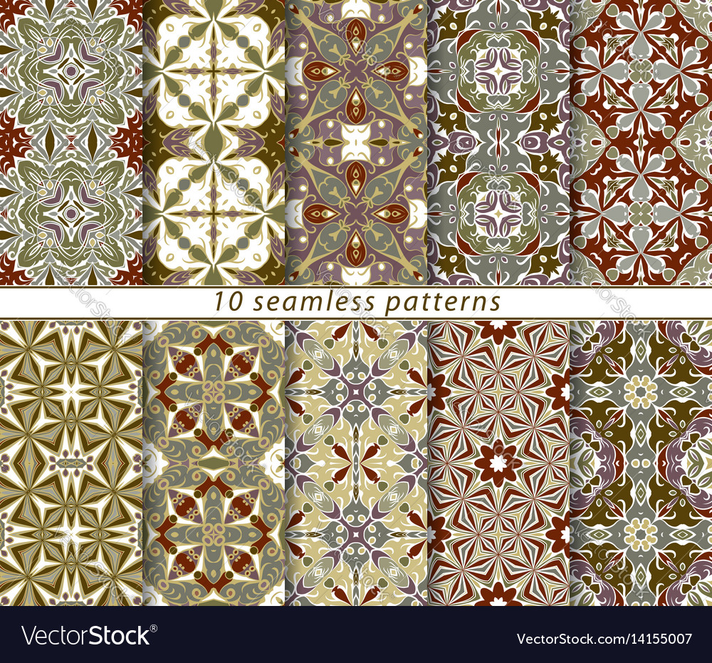 Set of seamless patterns