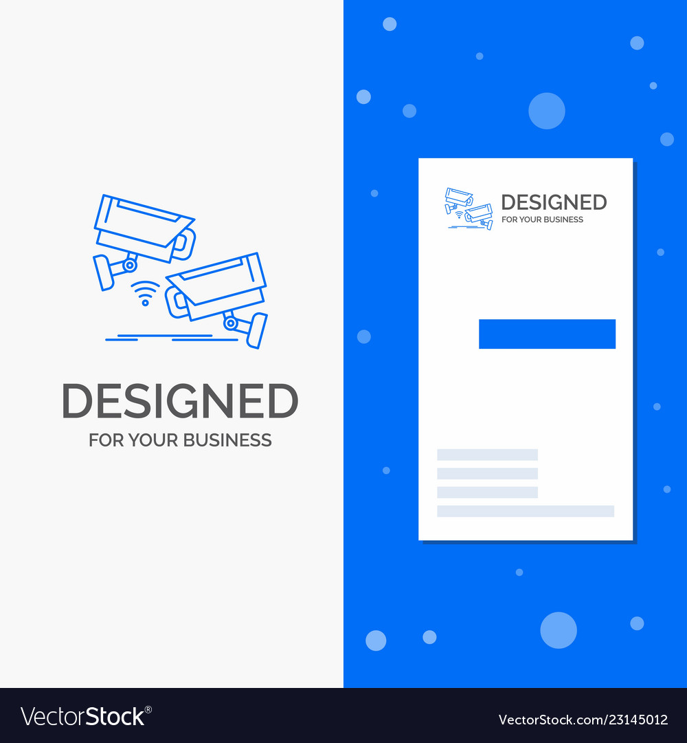 Business logo for cctv camera security vector image Business logo for cctv camera security