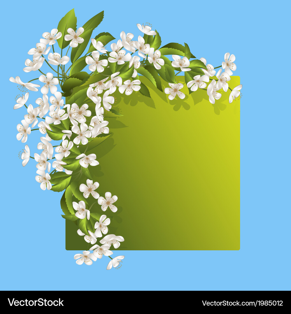Flower composition Royalty Free Vector Image - VectorStock