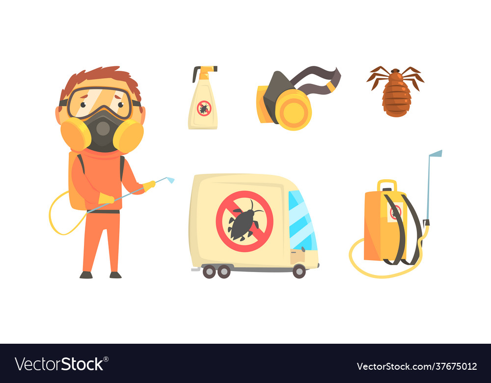 Man in protective suit and special equipment vector image Man in protective suit and special equipment