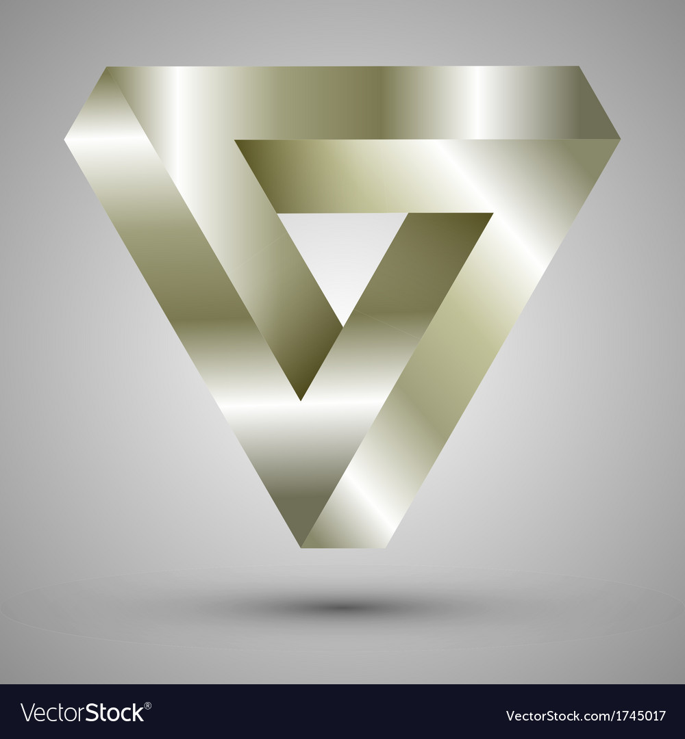 Infinite triangle Royalty Free Vector Image - VectorStock