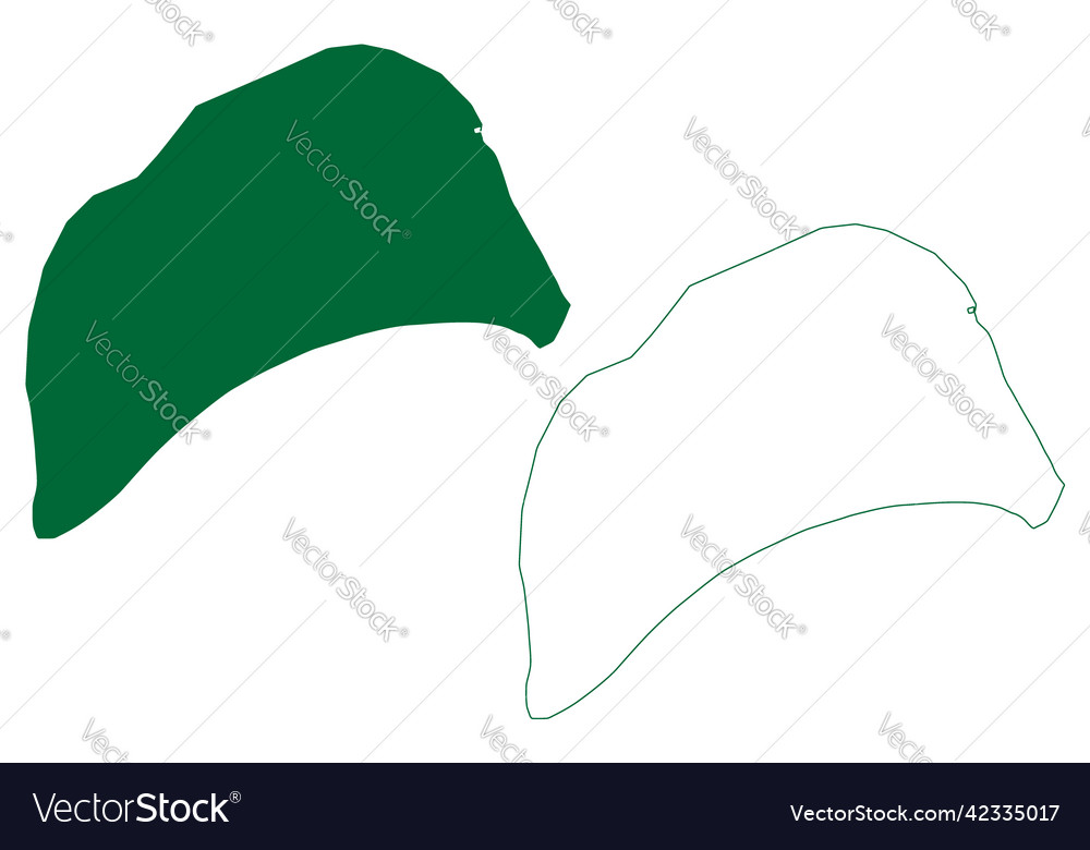Lamu island republic of kenya indian ocean map vector image Lamu island republic of kenya indian ocean map