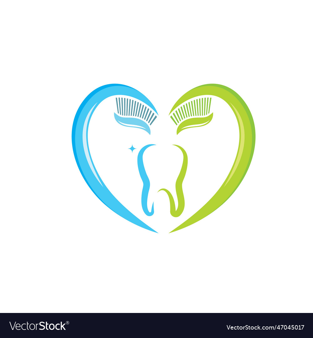 Toothbrush concept design template Royalty Free Vector Image