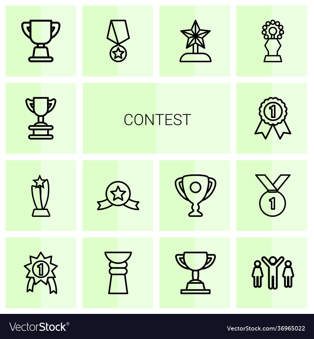 14 contest icons