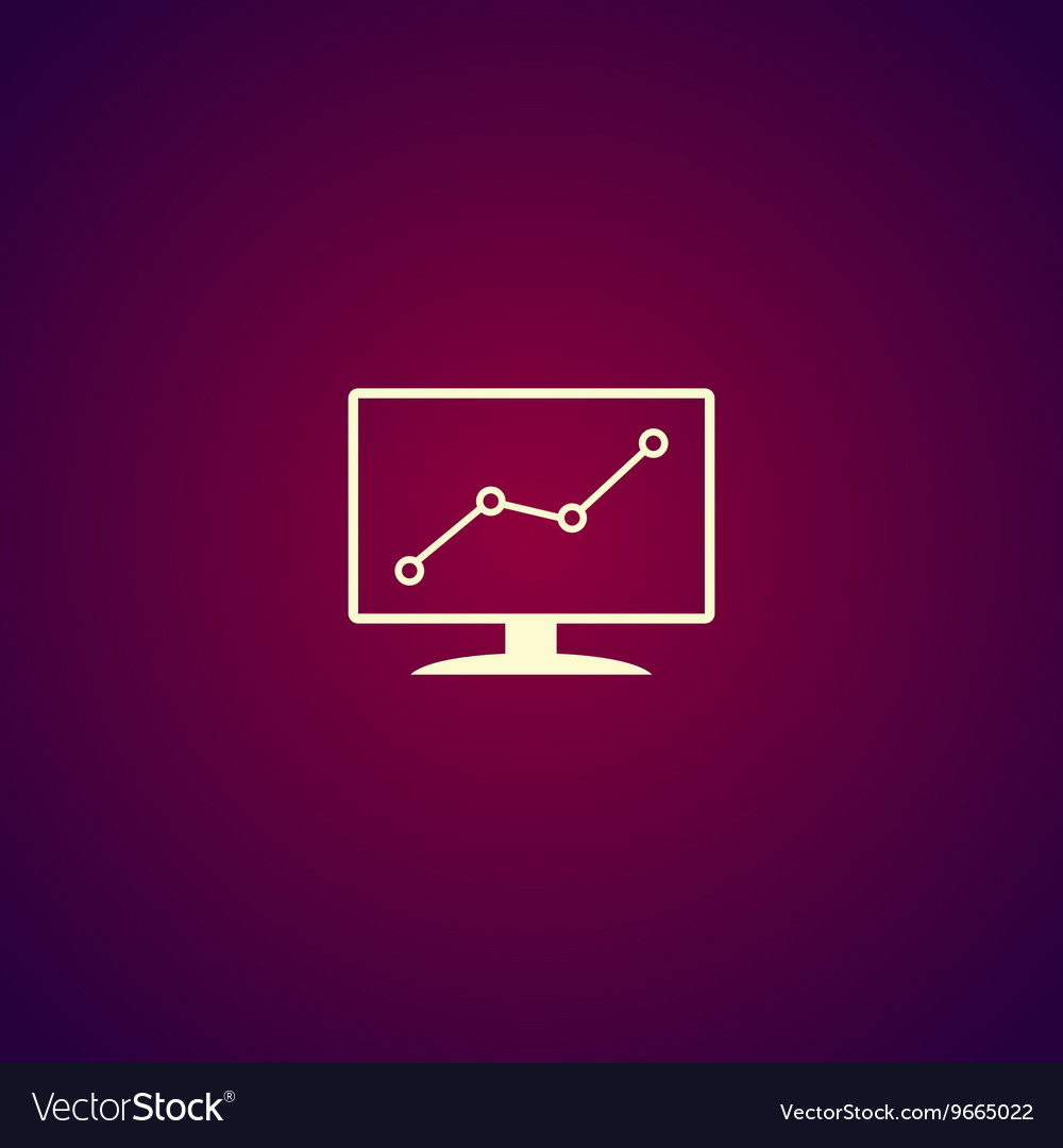 Computer monitors with different graphs