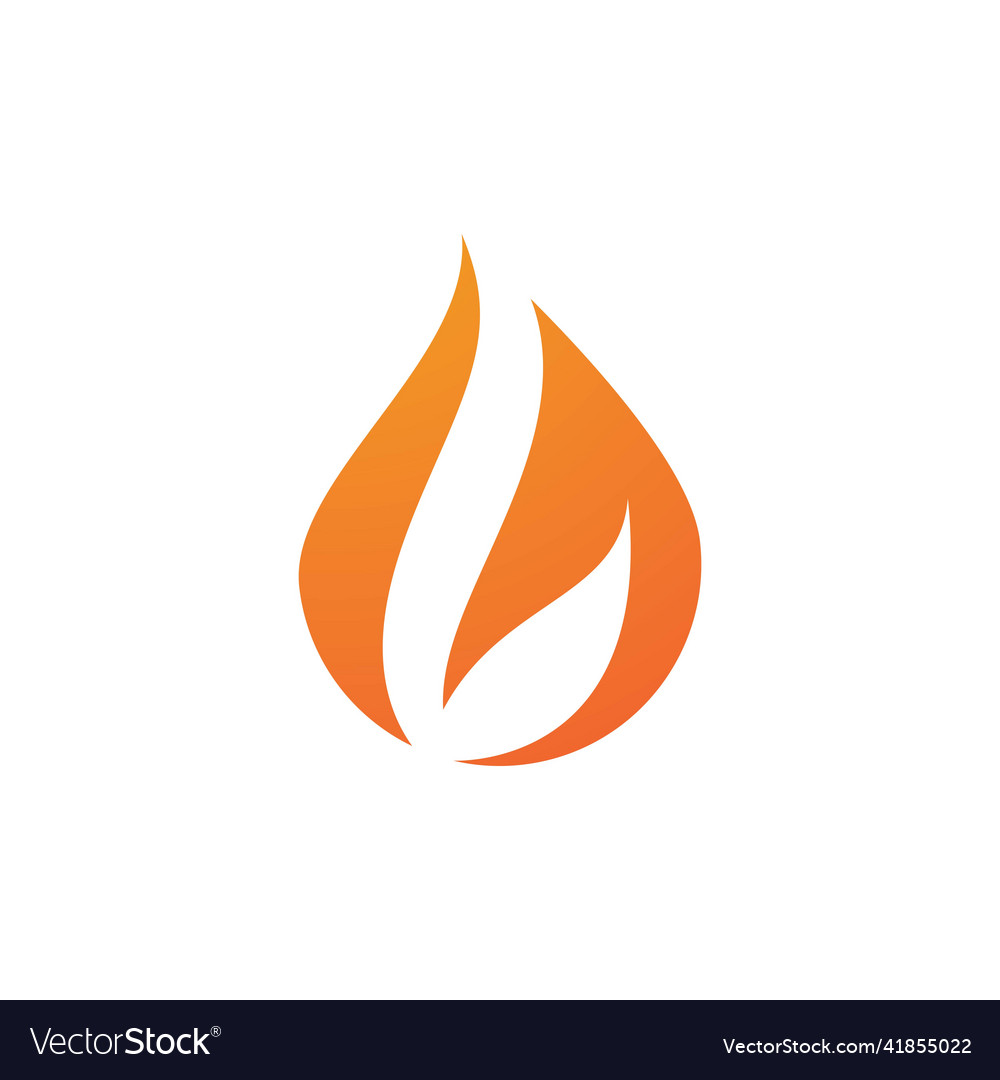 Flame logo template