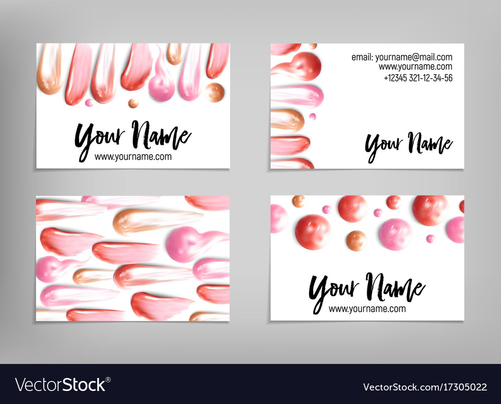 Free Makeup Artist Business Cards Templates Saubhaya Makeup