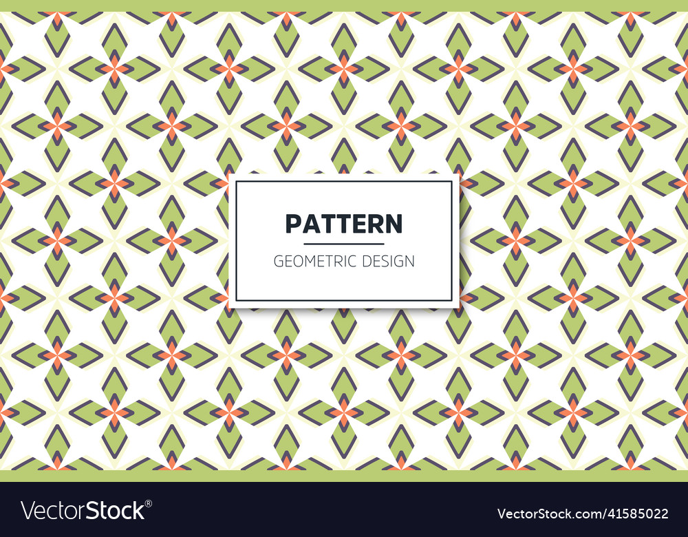 Seamless pattern with colorful geometric elements vector image Seamless pattern with colorful geometric elements
