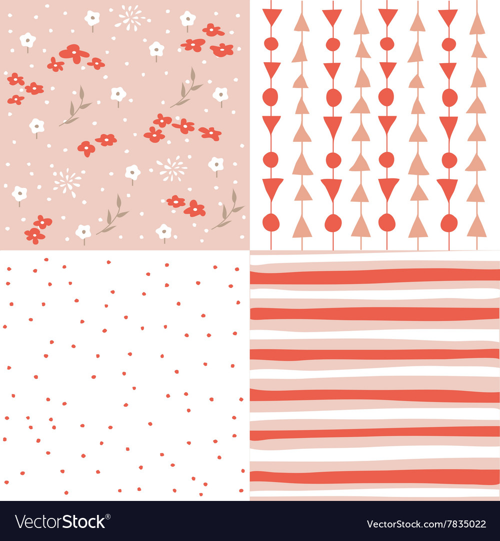 Set of seamless patterns