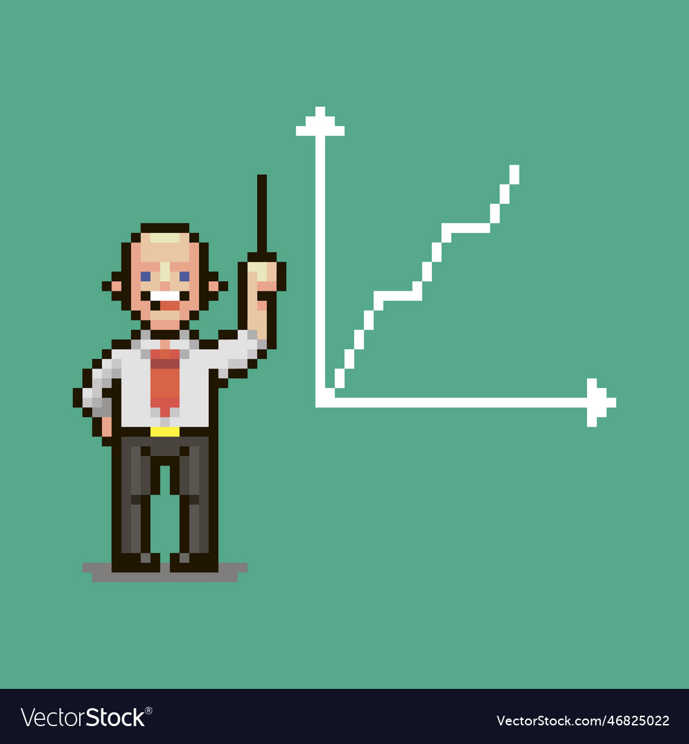 Smiling guy graph of growth statistics