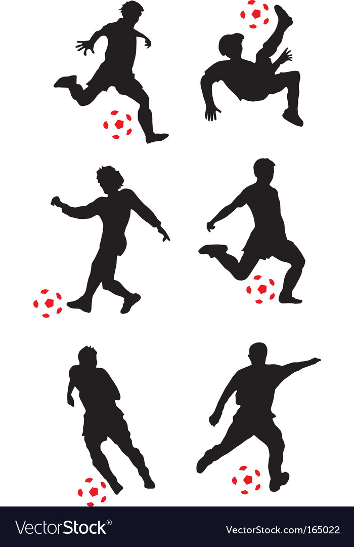 Soccer player Royalty Free Vector Image - VectorStock