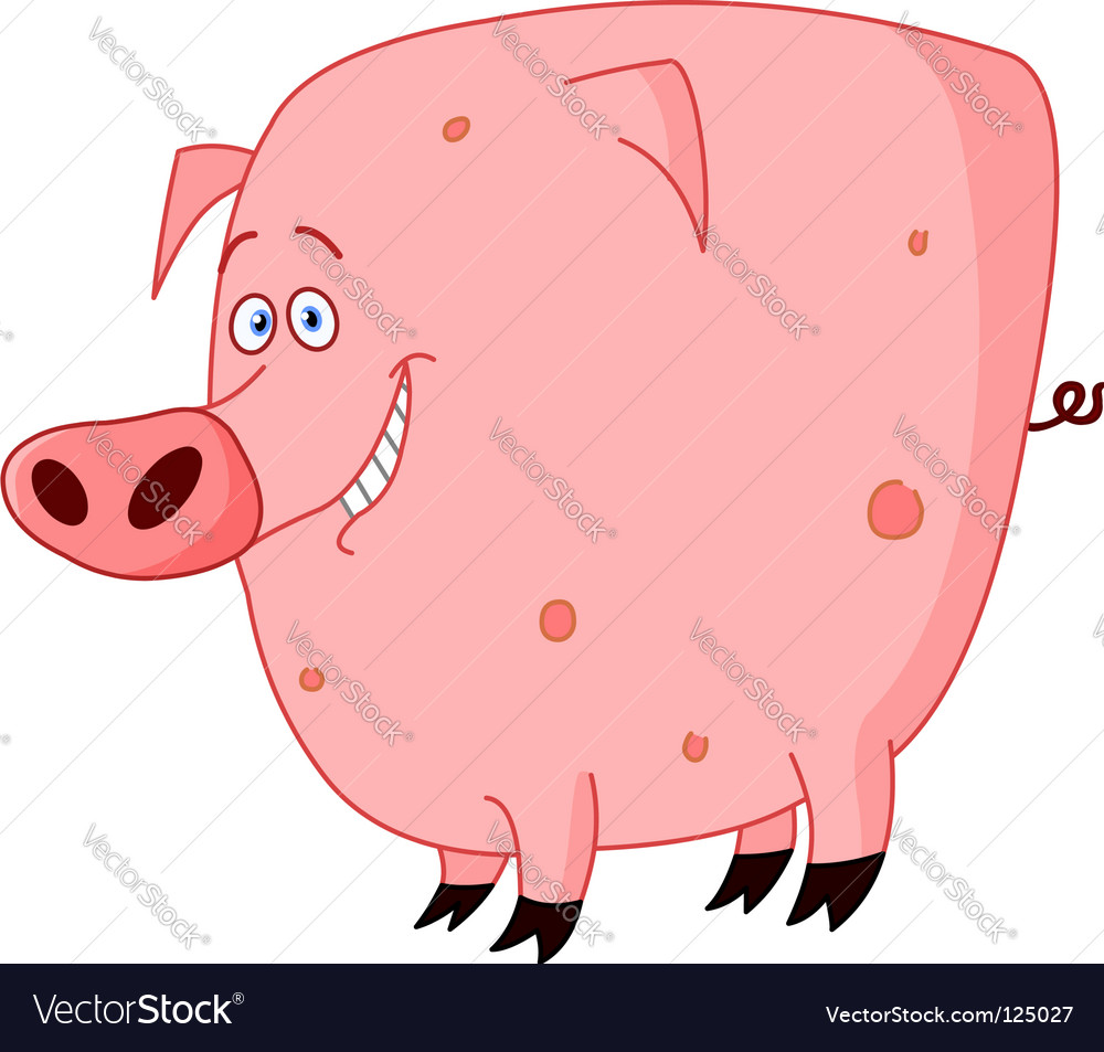 Download Cute pig Royalty Free Vector Image - VectorStock