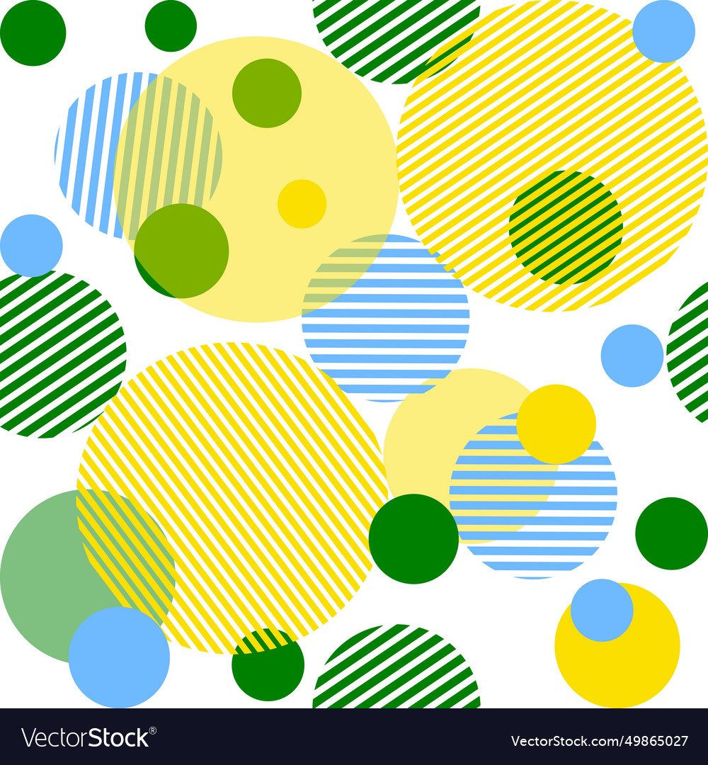 Green and yellow abstract geometric background