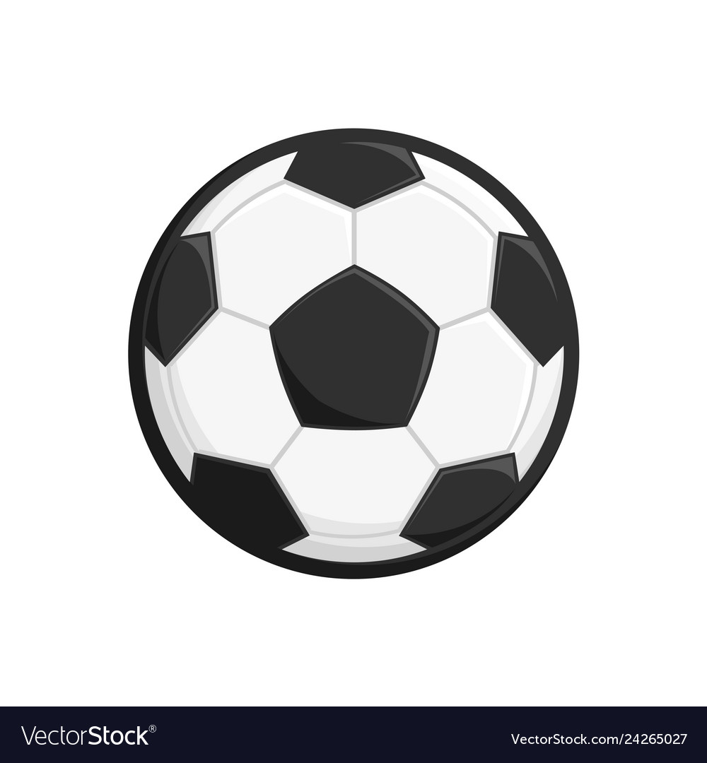 Soccer Ball Icon - White & Black