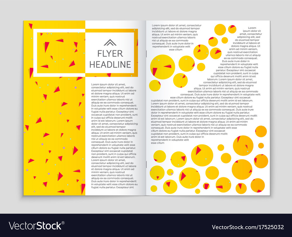 Abstract layout background set for art
