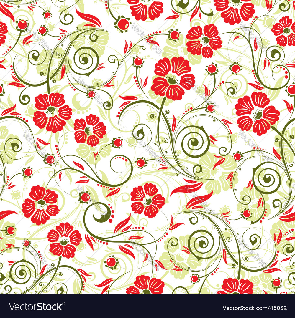 Floral image Royalty Free Vector Image - VectorStock