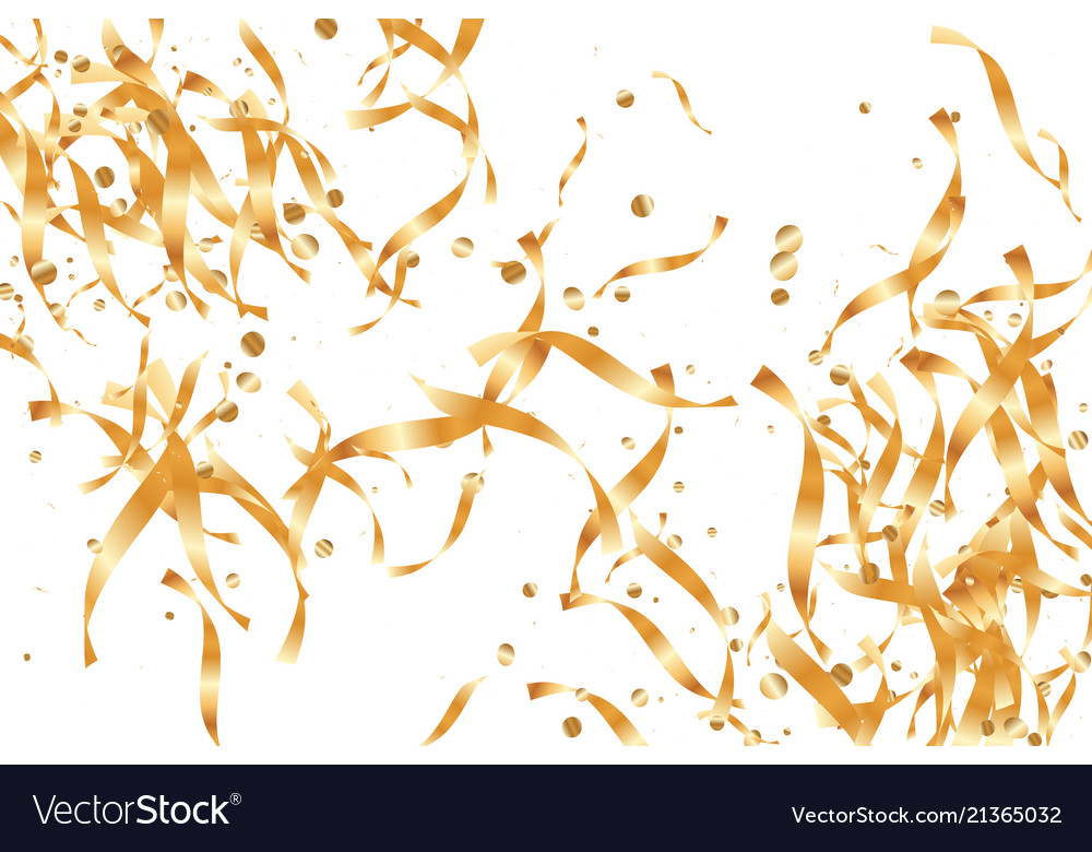 Gold confetti background