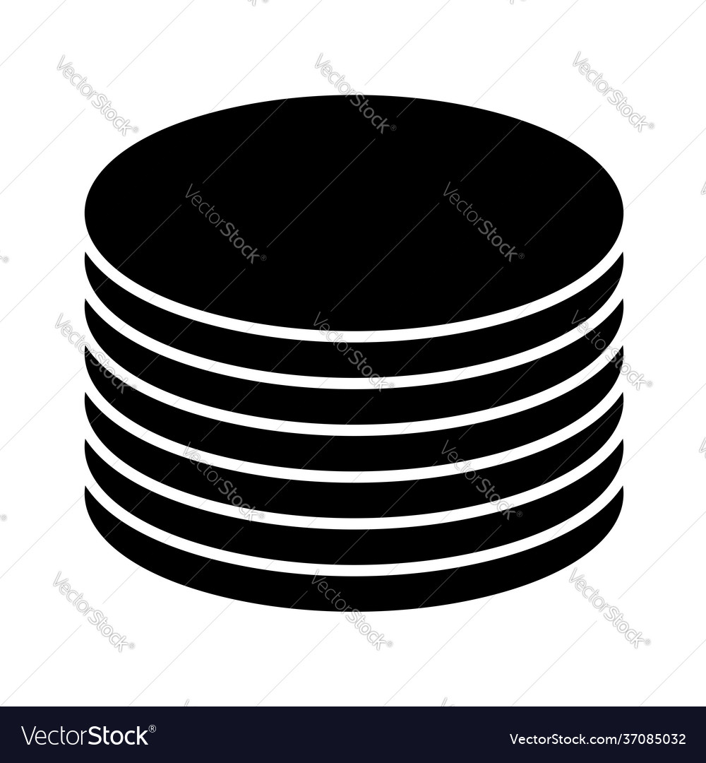 Multitier layered icon for computing or generic vector image Multitier layered icon for computing or generic