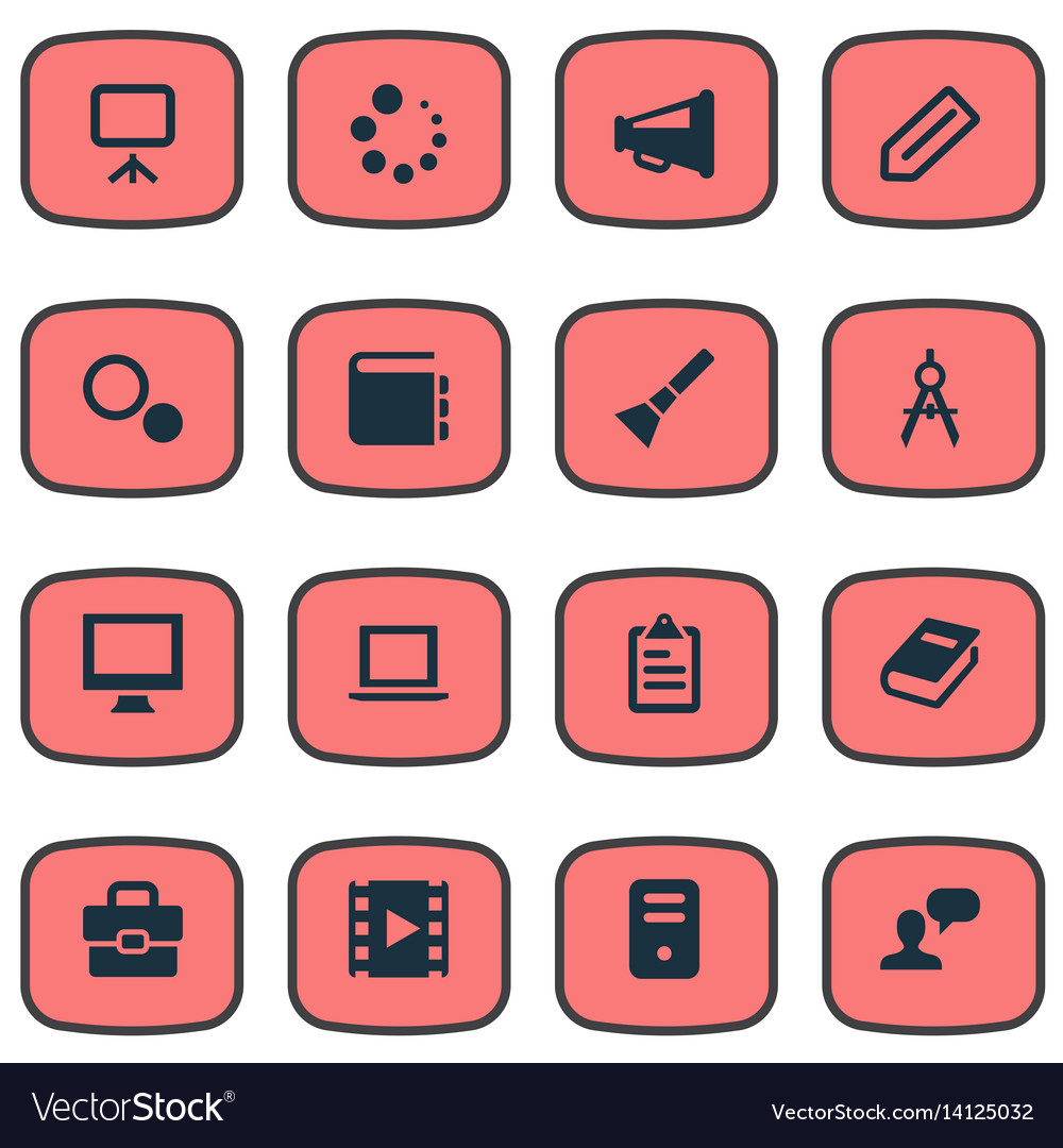 Set of simple design icons