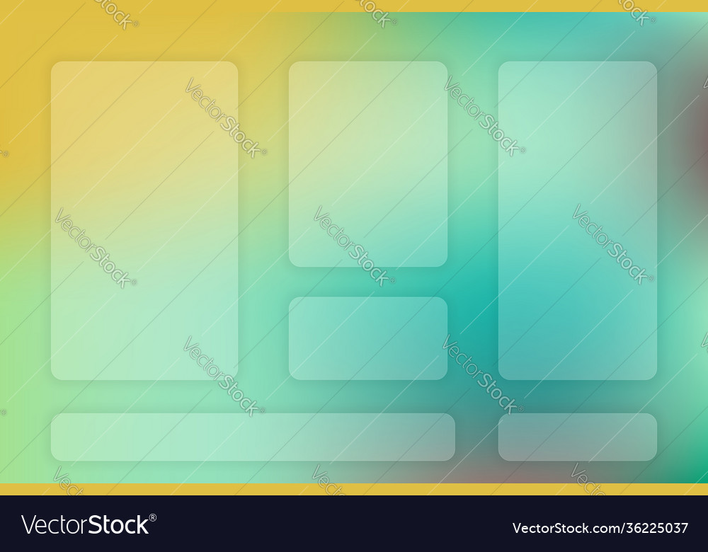 Abstract gradient background transparent frame vector image Abstract gradient background transparent frame