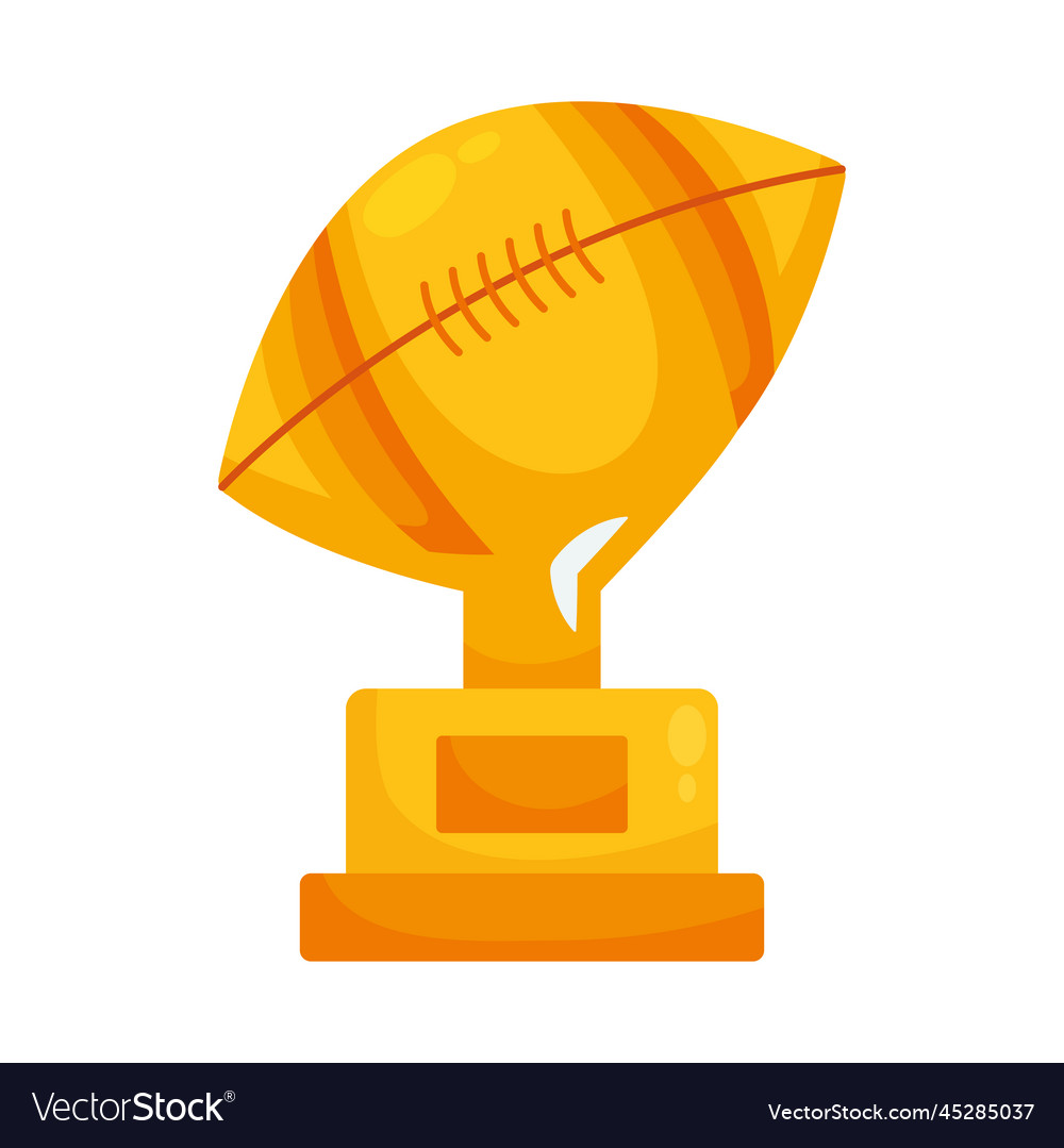 American football trophy