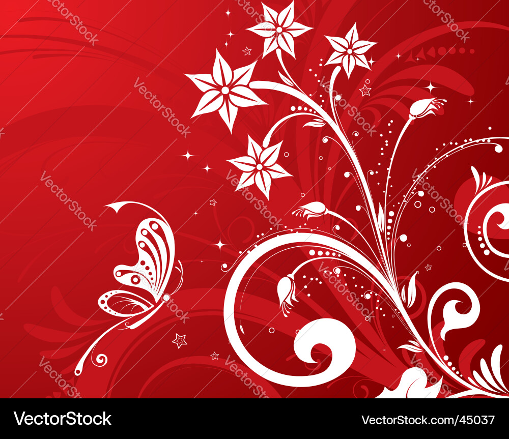 Background flower Royalty Free Vector Image - VectorStock