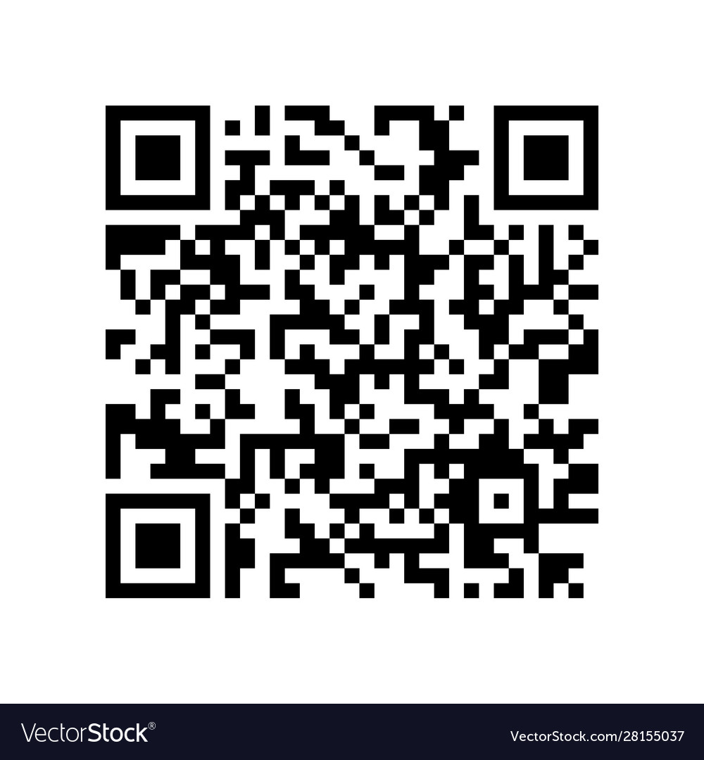 Qr Code With Text Lorem Ipsum Royalty Free Vector Image