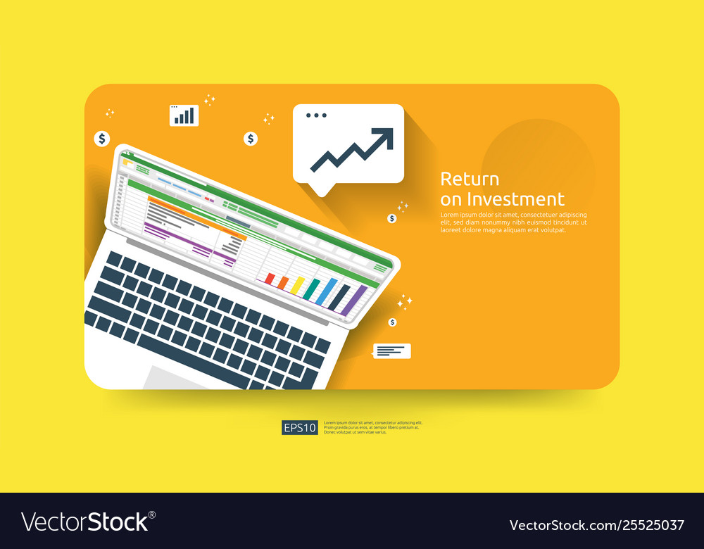 Return on investment profit opportunity concept