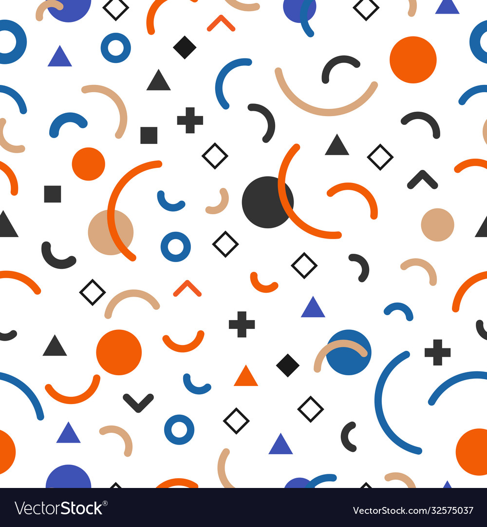 Seamless pattern abstract geometric background