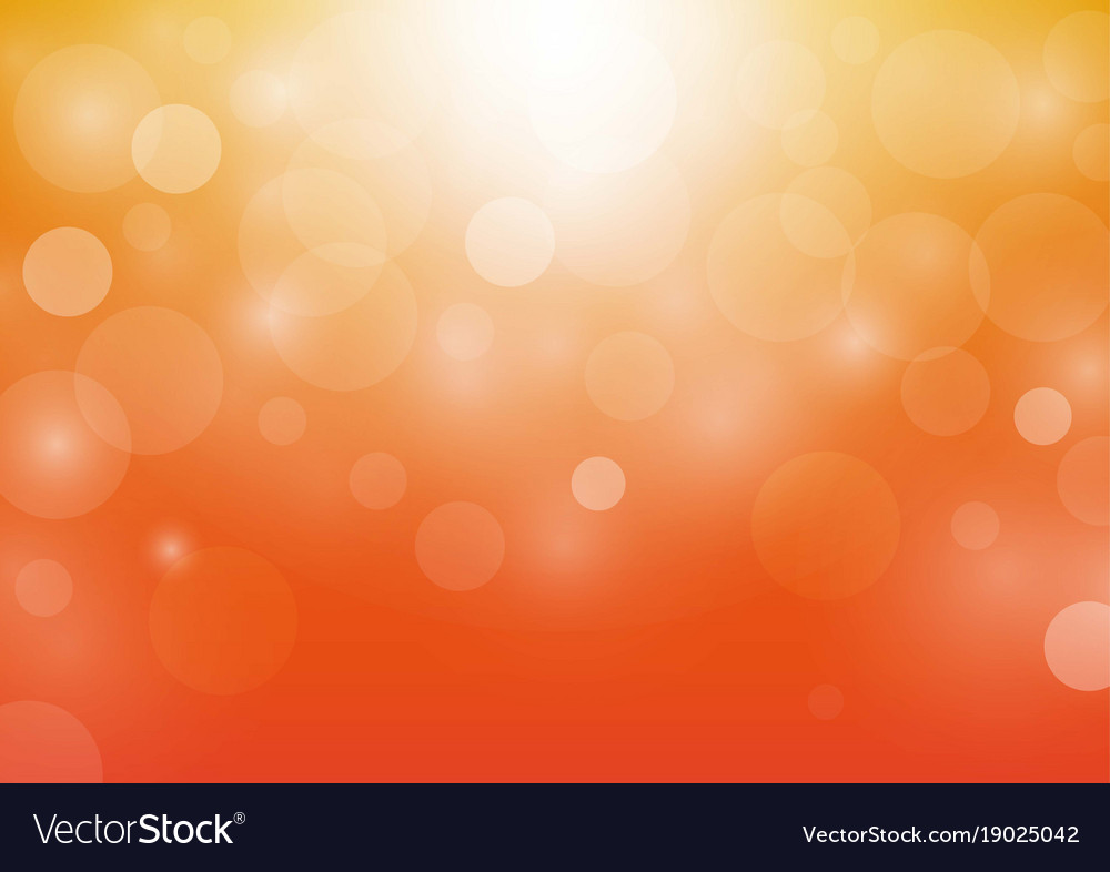 Abstract bokeh orange color background