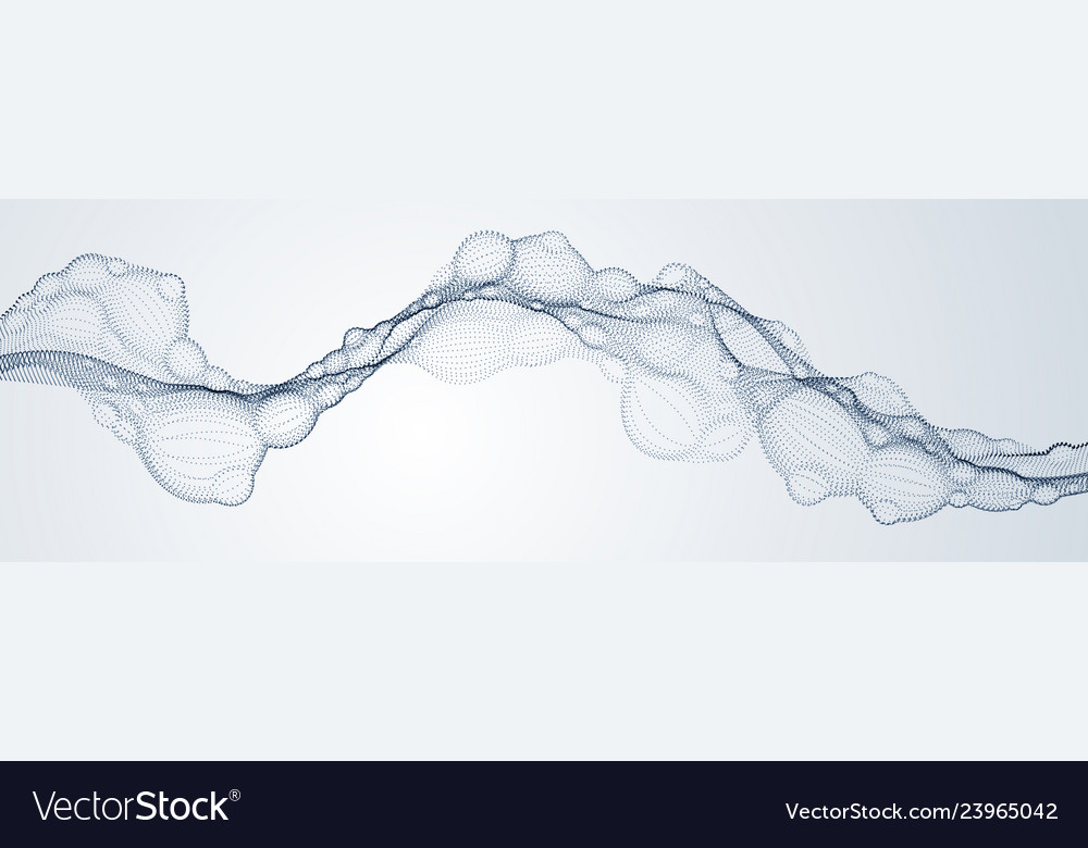 Abstract flowing wide wallpaper background