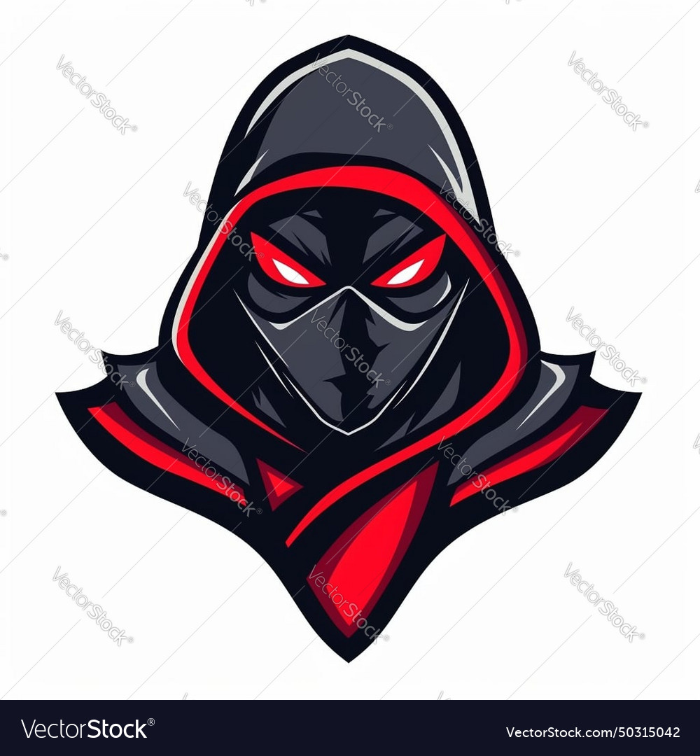 Esport logotype ninja icon sticker warrior