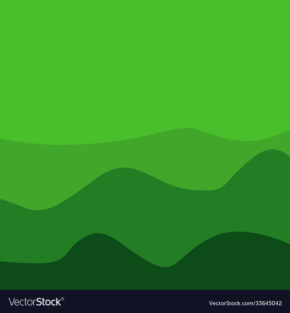 Green mount background template design Royalty Free Vector