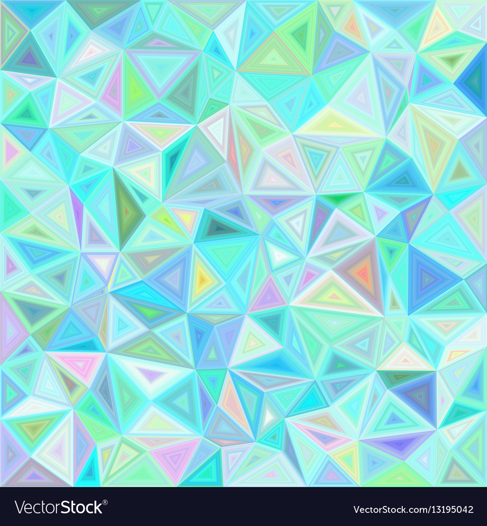 Light irregular triangle mosaic tile background Vector Image