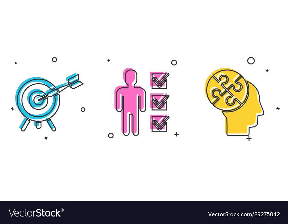 Set target with arrow user man in business vector image Set target with arrow user man in business