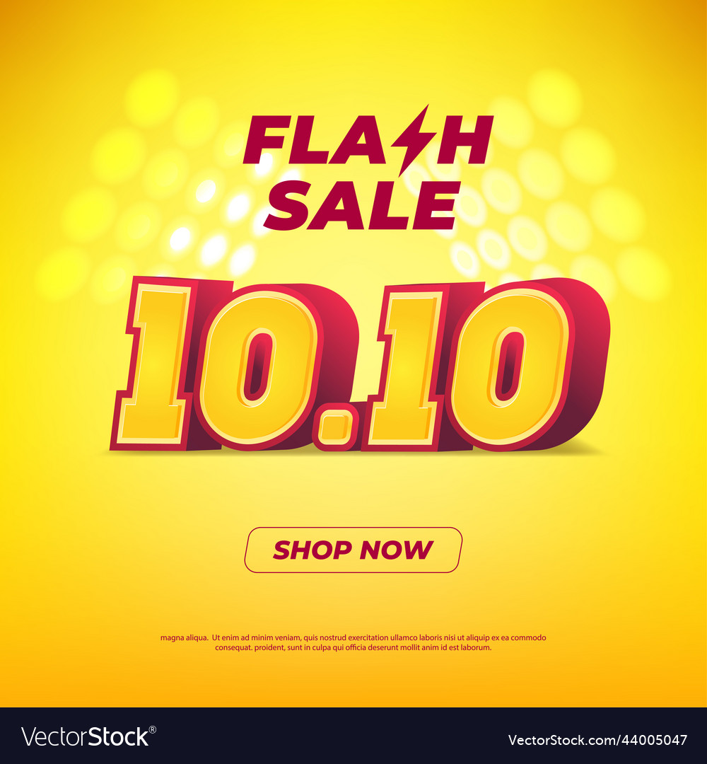 1010 shopping day poster or banner flash